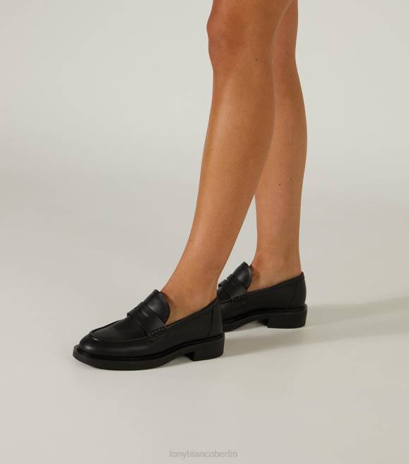Slipper| de Tony Bianco Frauen schätze Wohnungen schwarzes Turin 4624584